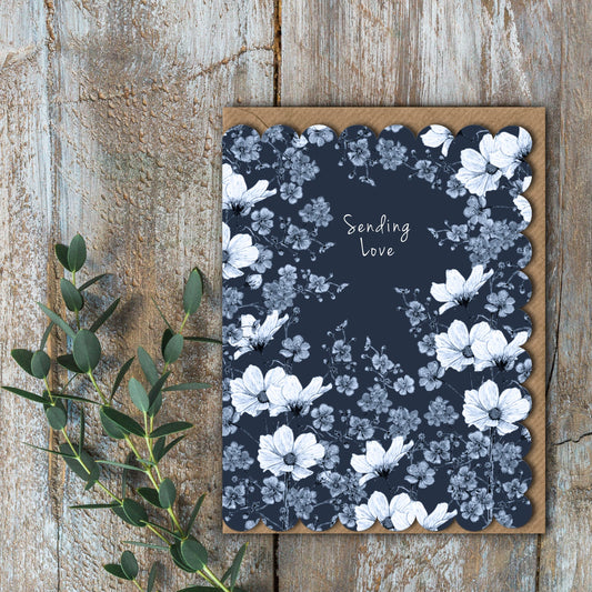 NEW! Sending Love (Chateau) Card (Cello-Free)
