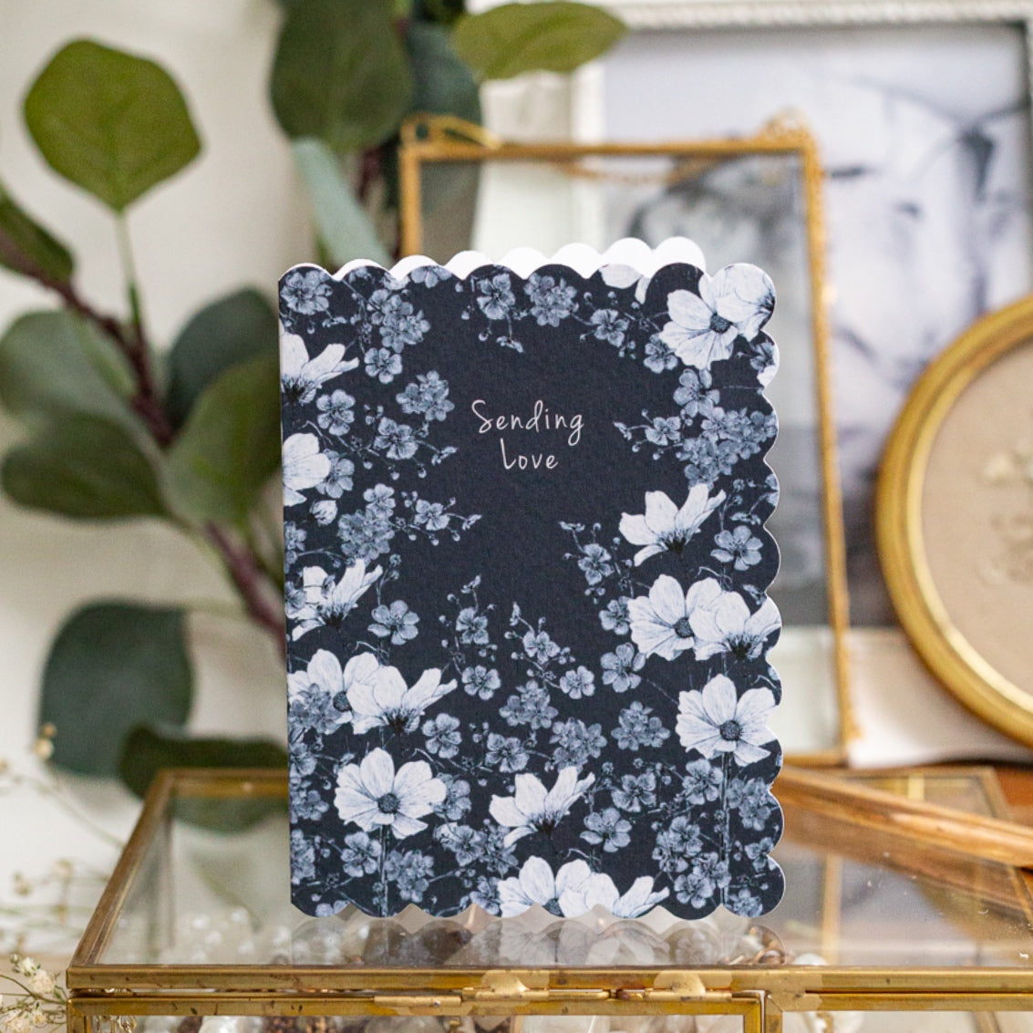 NEW! Sending Love (Chateau) Card (Cello-Free)