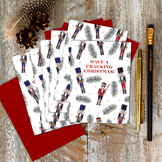 Have a Cracking Christmas! (Nutcracker) Set of 6 Christmas Cards