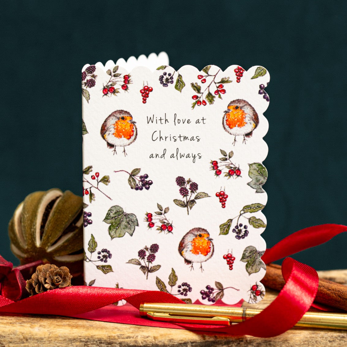 NEW! Love at Christmas & Always (Pure) Card (Cello-Free) (available for dispatch from August 2026)