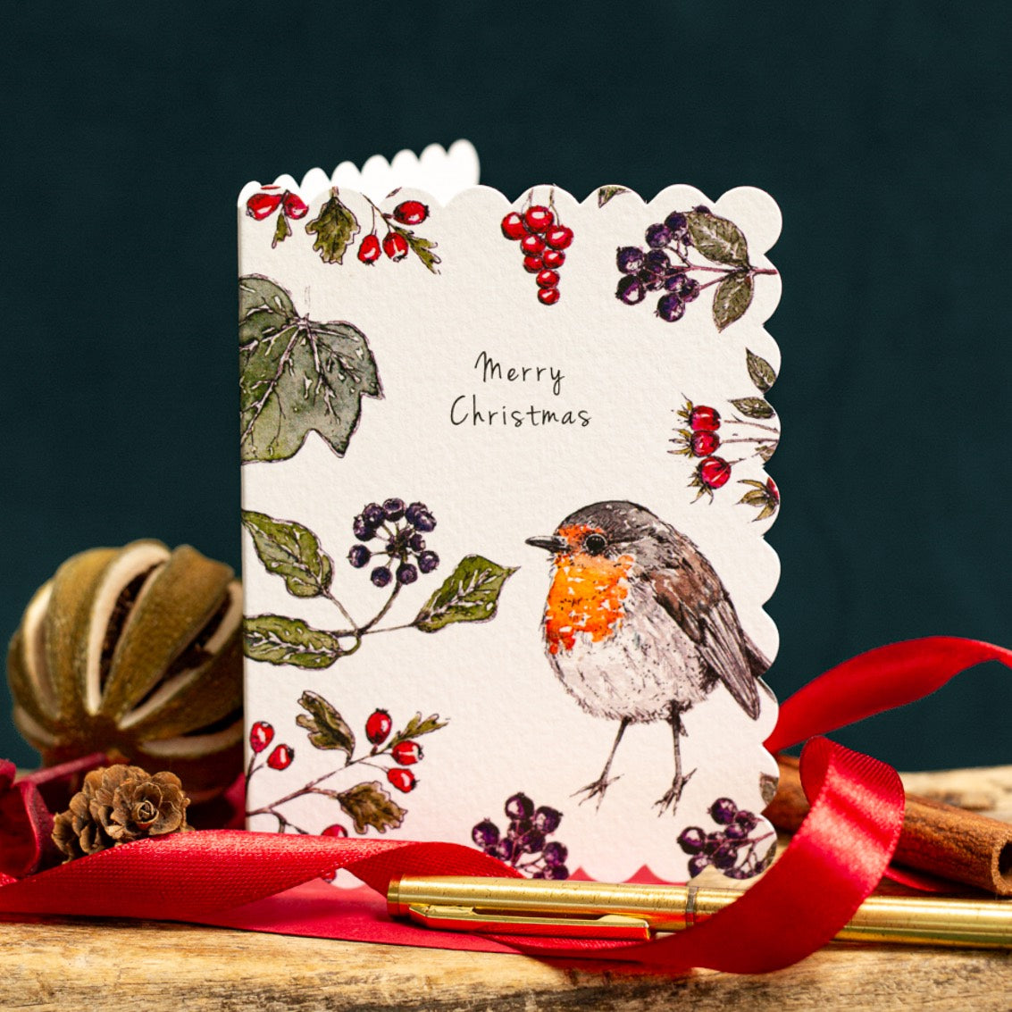 NEW! Merry Christmas (Pure) Card (Cello-Free) (available for dispatch from August 2026)