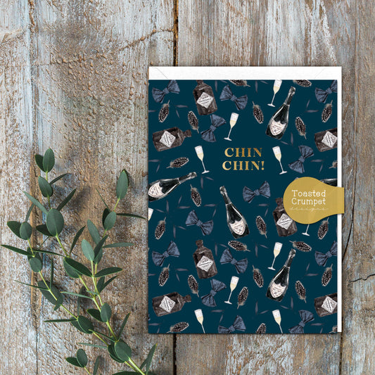 Chin Chin Card (Cello-Free)