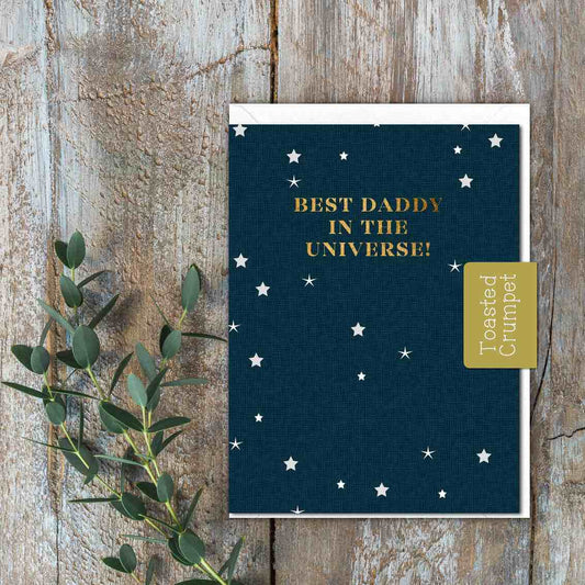 Best Daddy in the Universe Card (Cello-Free)