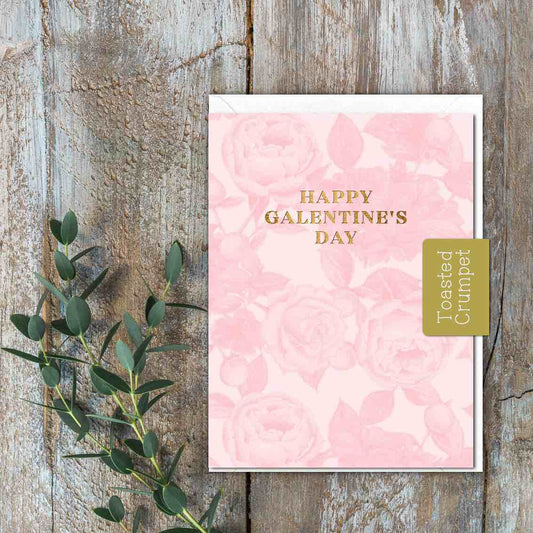 Happy Galentine's Day (In Full Bloom) Card (Cello-Free)