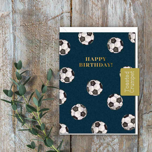 Happy Birthday (Football) Card (Cello-Free)