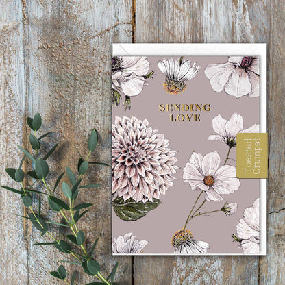 Sending Love (Blanc on Blush) Set of 6 Cards
