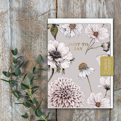 Just To Say (Blanc on Stone) Set of 6 Cards