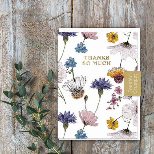 Thanks So Much (Regency Gardens Pure) Set of 6 Cards