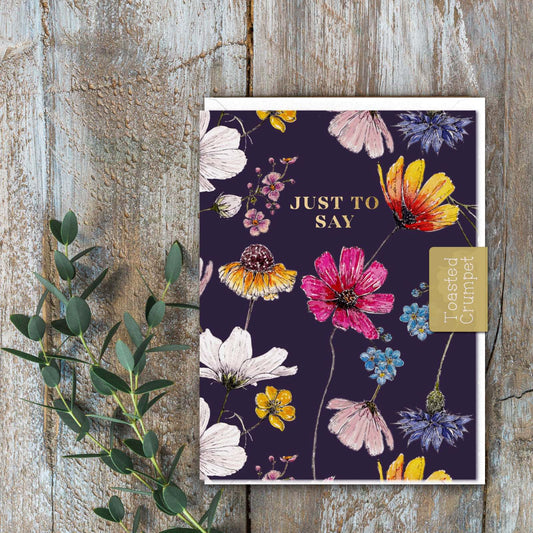 Just To Say (Regency Gardens Noir) Set of 6 Cards