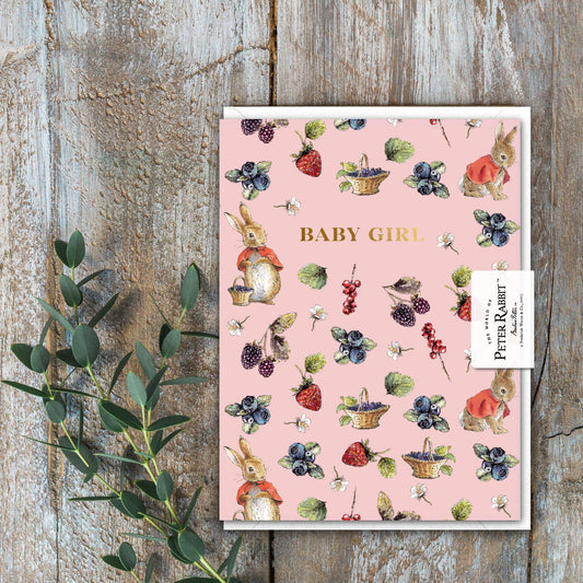 Baby Girl (Flopsy) Card (Cello-Free)