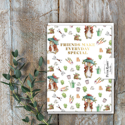 Friends Make Every Day Special (Benjamin Bunny) Card (Cello-Free)