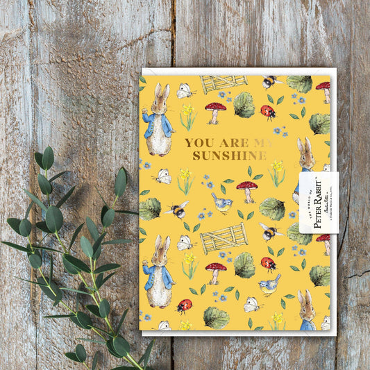 You Are My Sunshine (Peter Rabbit) Card (Cello-Free)