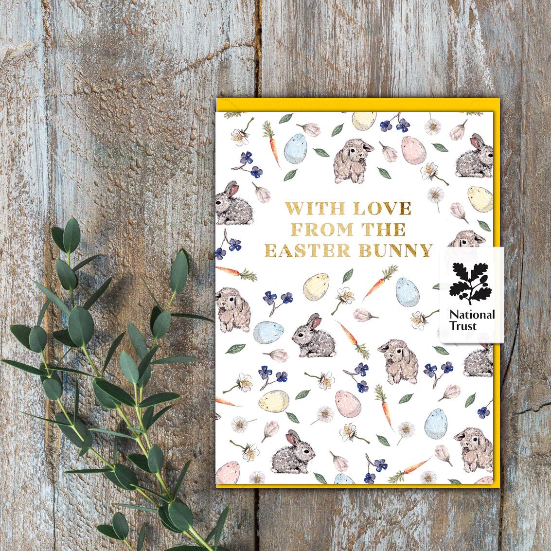 With Love from the Easter Bunny Card (Cello-Free)