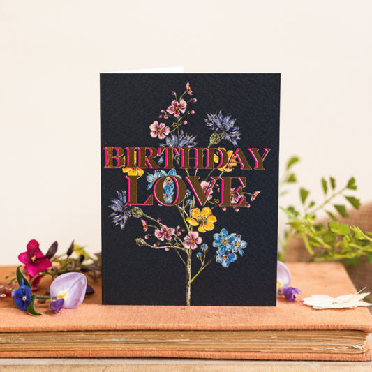 Birthday Love Card (Cello-Free)
