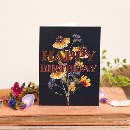 Happy Birthday Card (Cello-Free)