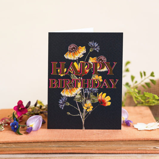 Happy Birthday Card (Cello-Free)
