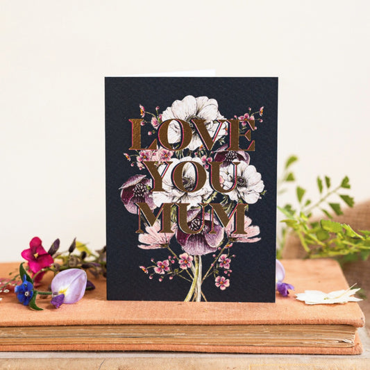 Love You Mum Card (Cello-Free)