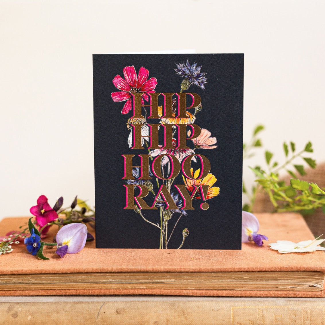 Hip Hip Horray! Card (Cello-Free)