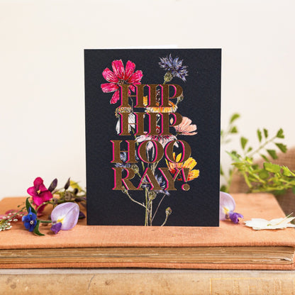 Hip Hip Horray! Card (Cello-Free)