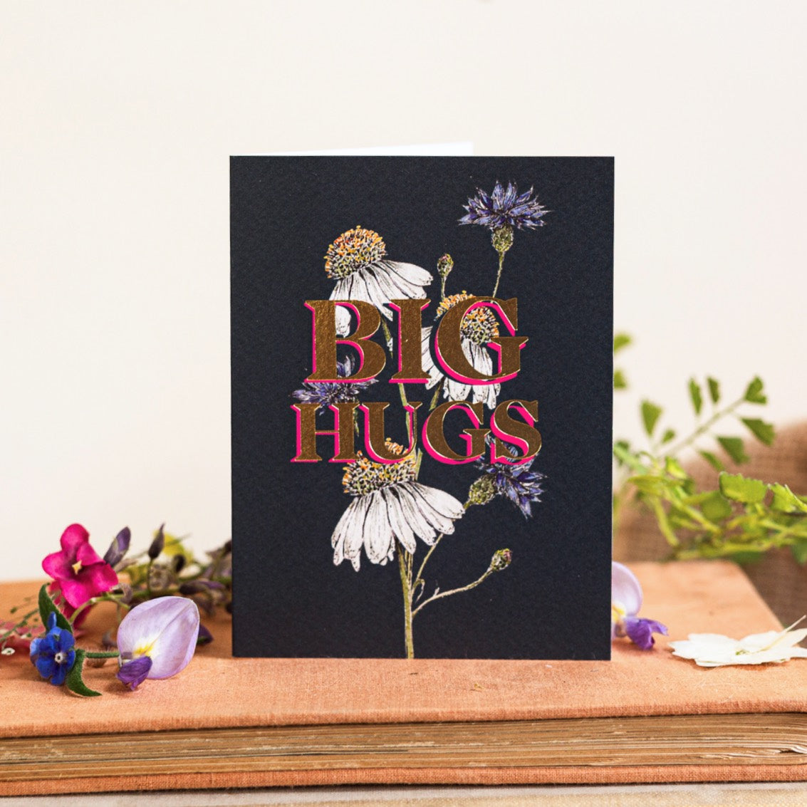 Big Hugs Card (Cello-Free)