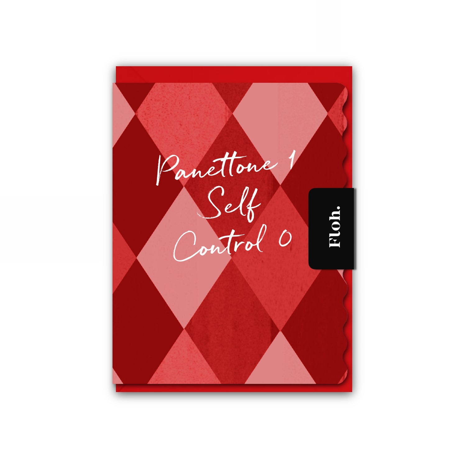NEW! Panettone 1 (Harlequin) Card (Cello-Free) (available for dispatch from August 2026)