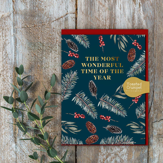 The Most Wonderful Time of The Year Card (Cello-Free)