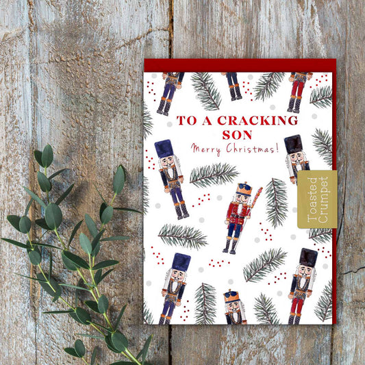To a Cracking Son (Nutcracker Pure) Card (Cello-Free)