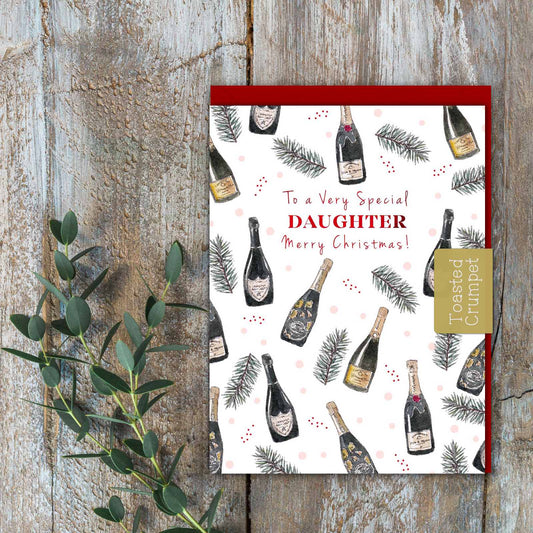 To a Very Special Daughter (Bottles Pure) Card (Cello-Free)
