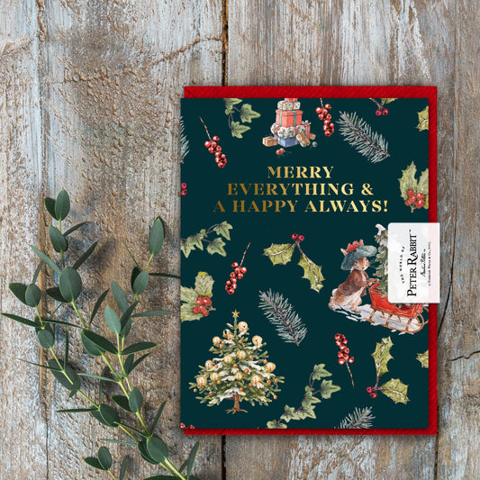 Merry Everything & A Happy Always Card (Cello-Free) (available for dispatch from August 2025)