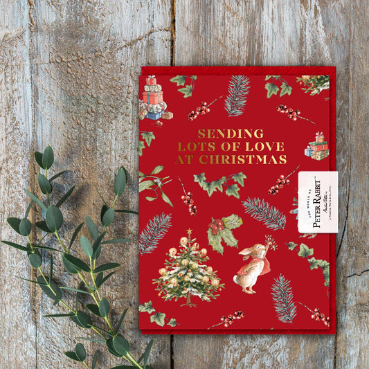 Sending Lots of Love at Christmas Card (Cello-Free) (available for dispatch from August 2025)