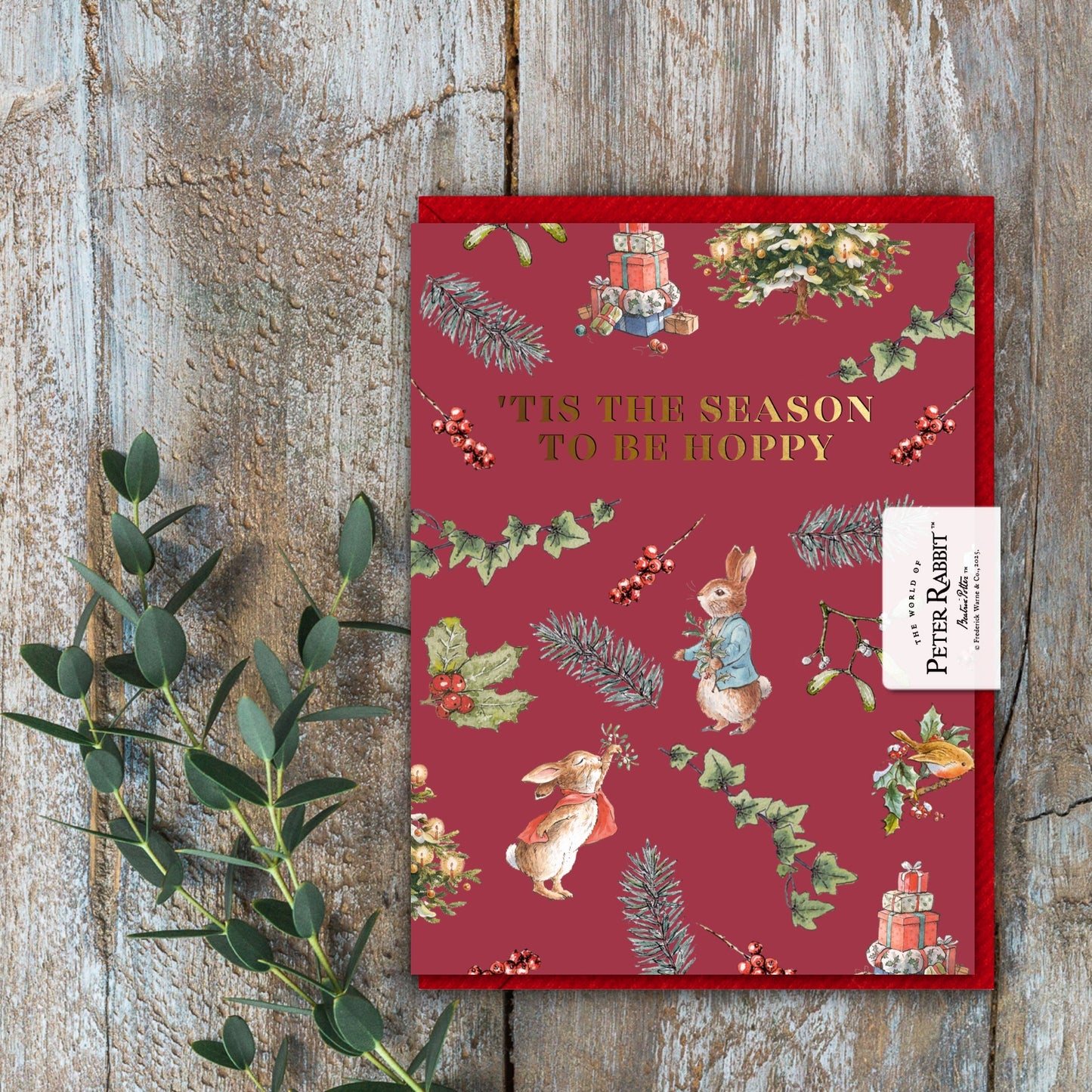 Tis the Season to be Hoppy Card (Cello-Free)
