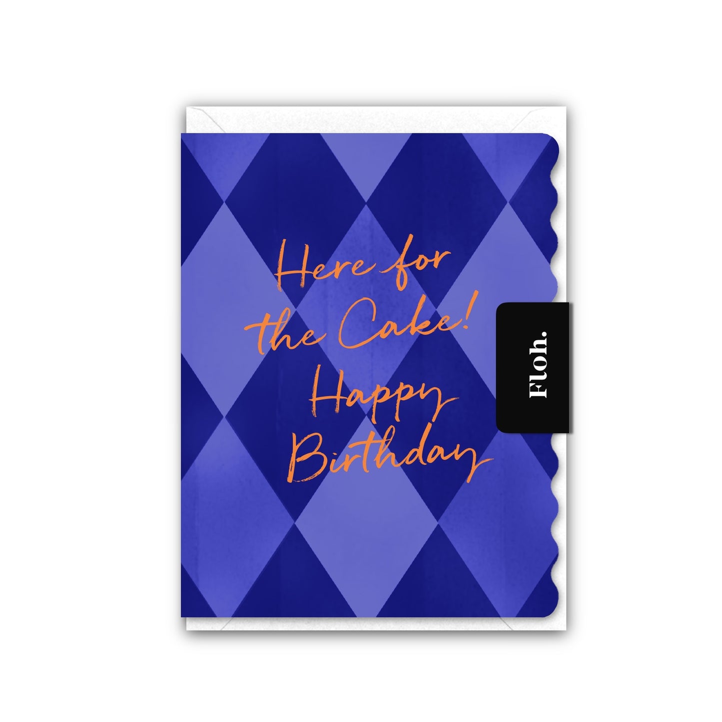 NEW! Here for the Cake (Harlequin) Card (Cello-Free) (available for dispatch from July 2026)