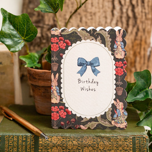 NEW! Birthday Wishes (The Vegetable Thief Noir) Card (Cello-Free)