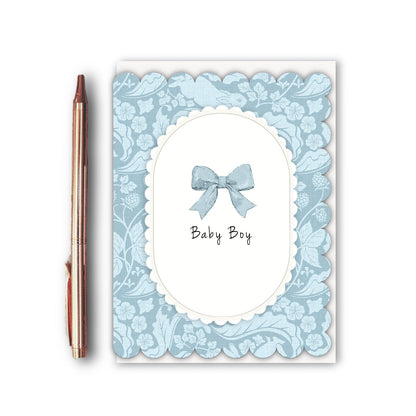 NEW! Baby Boy (The Vegetable Thief Blue) Card (Cello-Free)