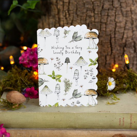 Wishing You a Very Lovely Birthday Card (Cello-Free)