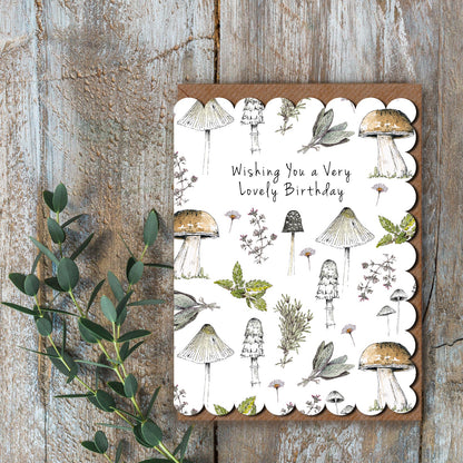 Wishing You a Very Lovely Birthday Card (Cello-Free)