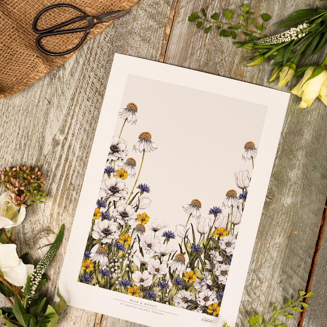 Milk & Honey 12x16" Fine Art Print