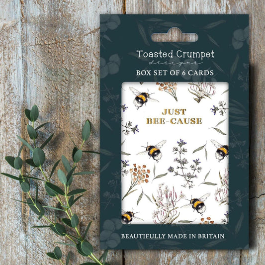 Just Bee-Cause (Bee Pure) Set of 6 Cards
