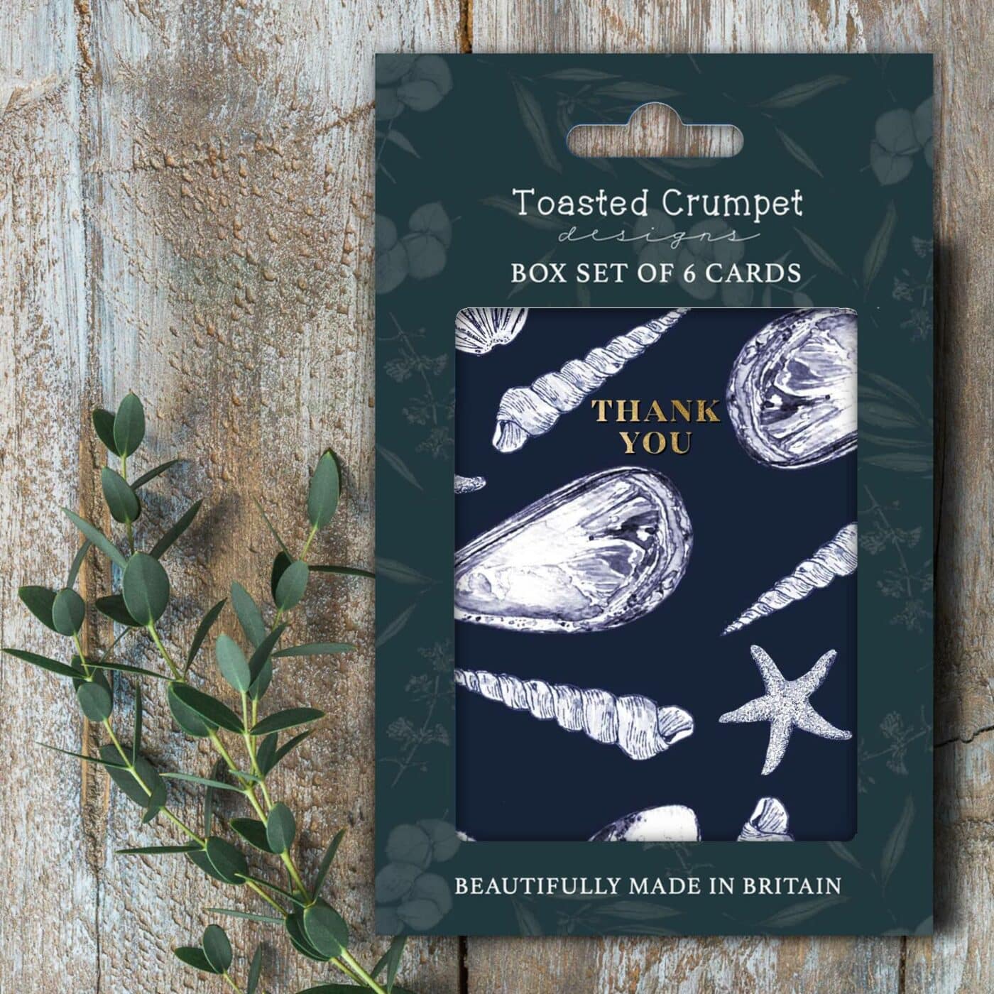 Thank You (Coastal Noir) Set of 6 Cards