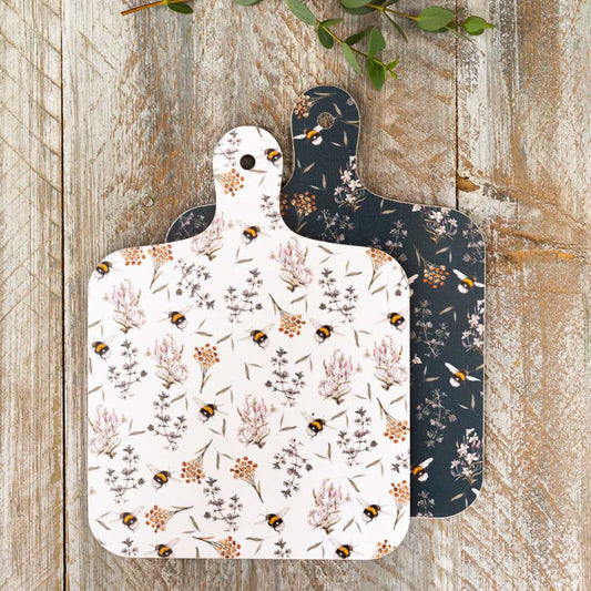 Bees & Honeysuckle Mini Double Sided Chopping Board