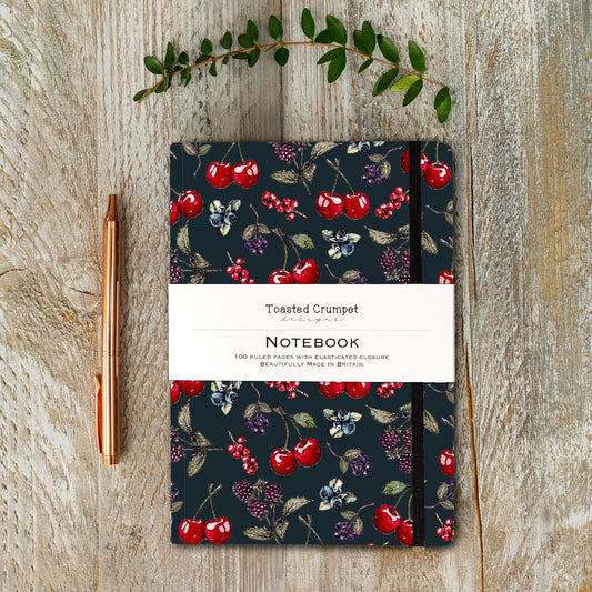 Mon Cheri (Noir) A5 Lined Notebook
