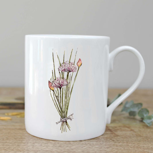The Kitchen Garden (Chives) Mug in a Gift Box