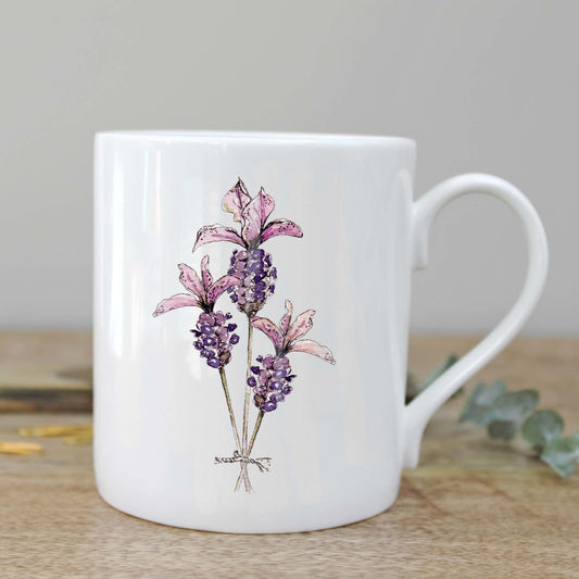 The Kitchen Garden (Lavender) Mug in a Gift Box