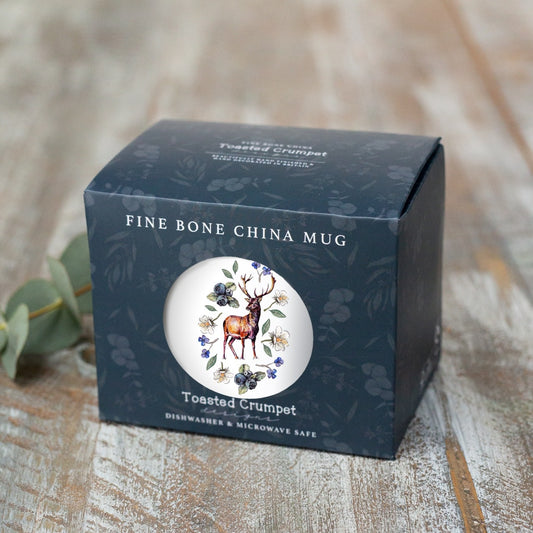 Woodland Creatures Stag Mug in a Gift Box