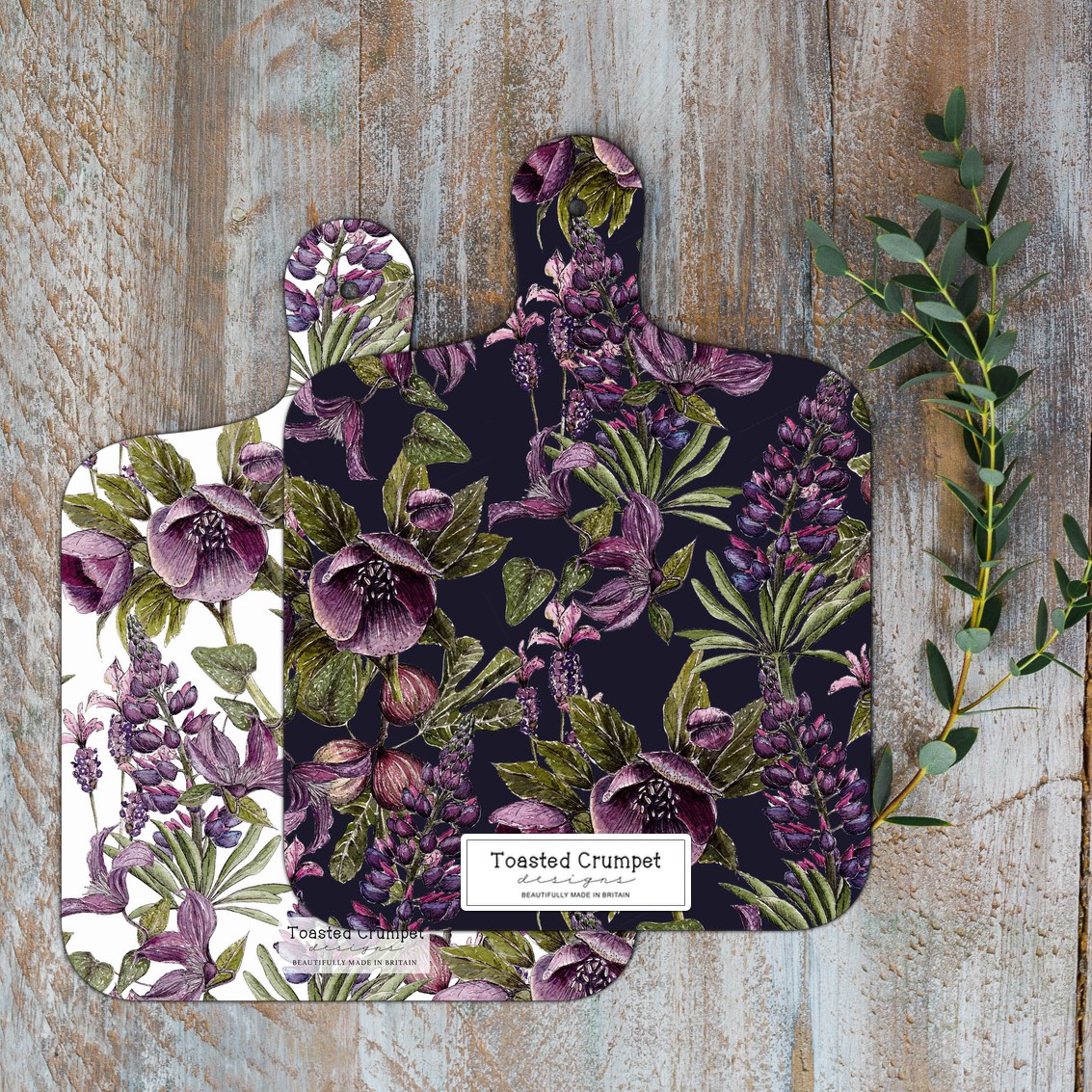 The Mulberry Collection Mini Double Sided Chopping Board