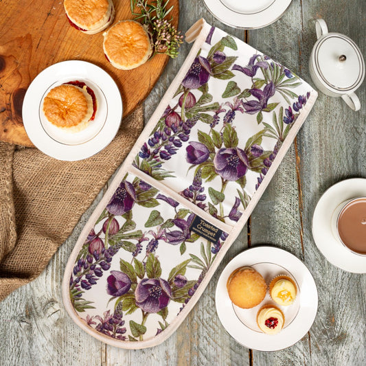 The Mulberry Collection (Pure) Cotton Double Oven Glove