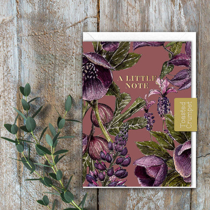 A Little Note (Mulberry Mauve) Set of 6 Cards