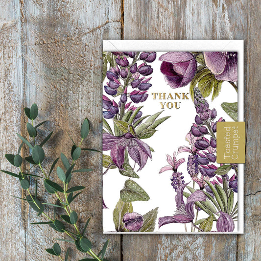 Thank You (Mulberry Pure) Set of 6 Cards