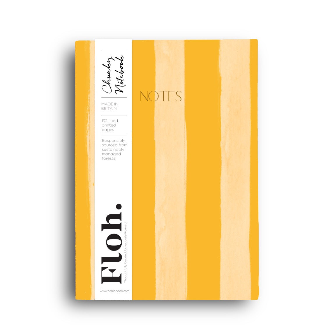 NEW! Bread & Butter (Stripes) A5 Chunky Notebook (available for dispatch from January 2027)