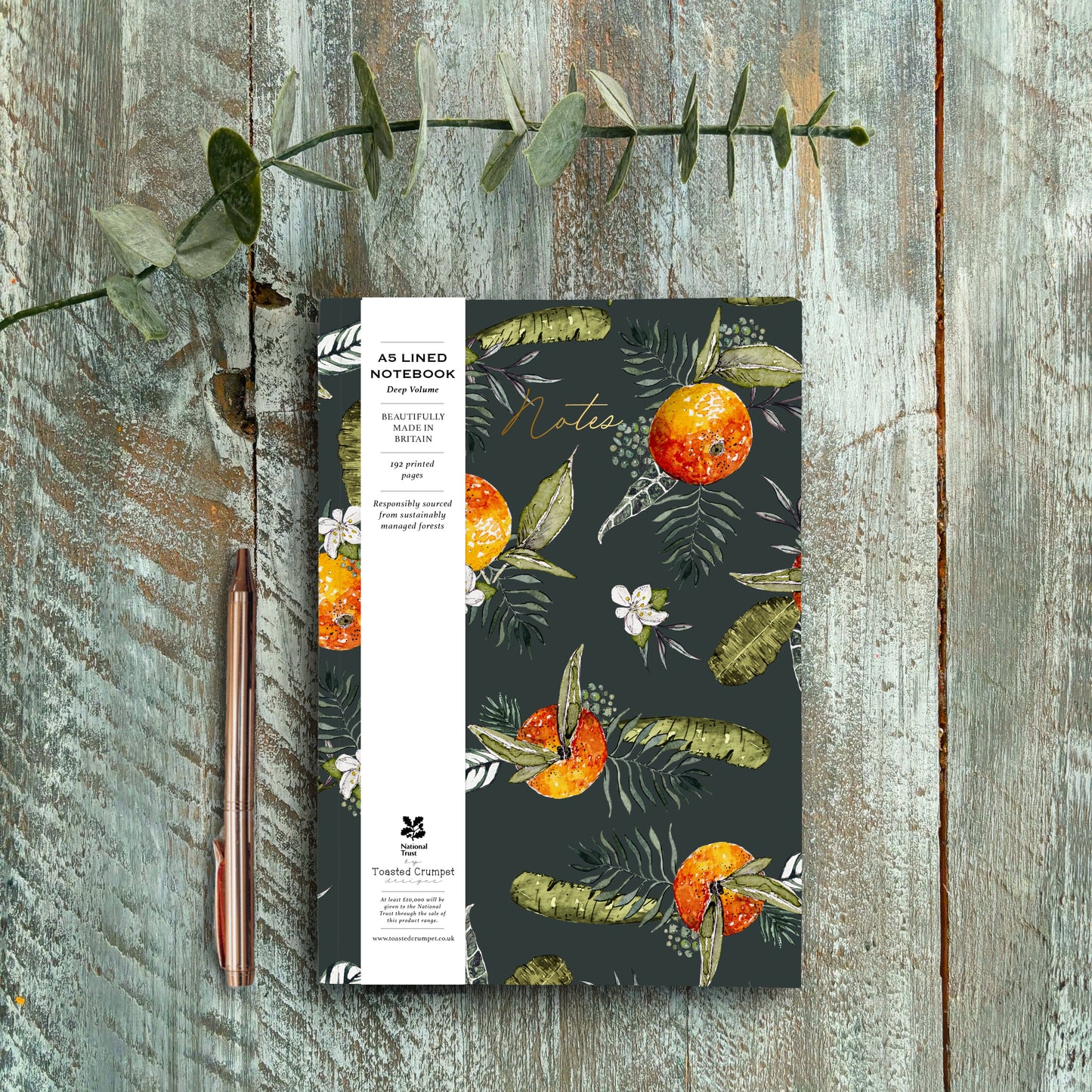 NEW! Orange (Noir) A5 Chunky Notebook (available for dispatch from Jan 2026)